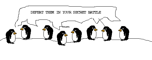 Singing: DEFEAT THEM IN YOUR SECRET BATTLE