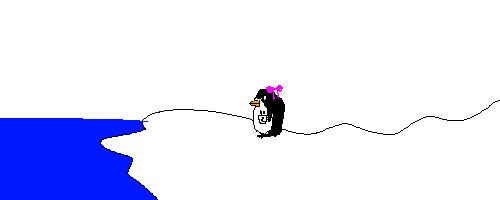 Scene: pokie drinks some coffee